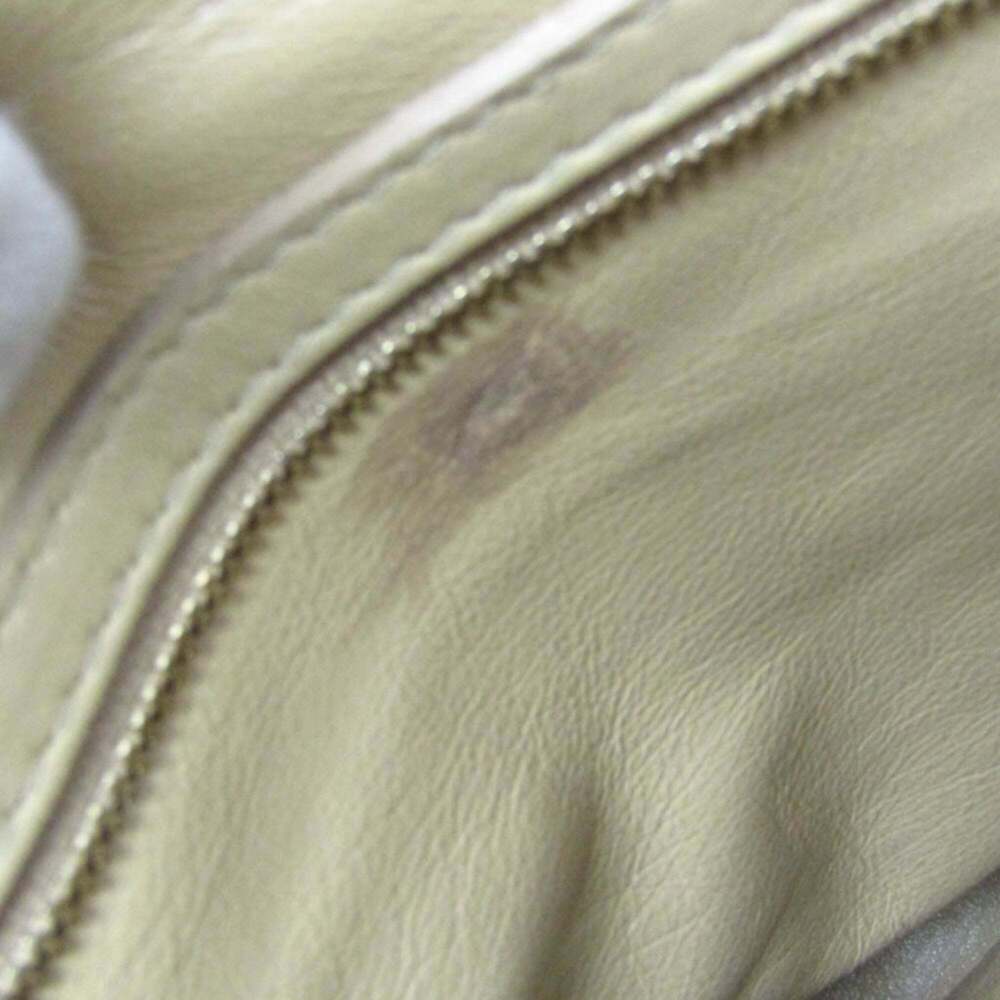 CHRISTIAN DIOR Cream Leather Shoulder Bag - Picture 16 of 16